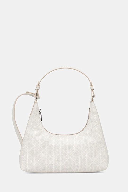 Calvin Klein torebka nie mieści A4 beżowy LV04F3298G