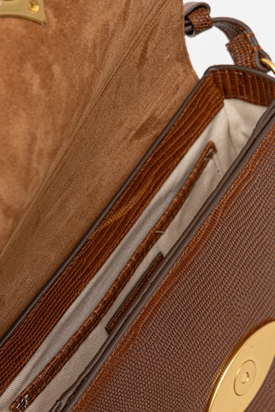 Kožna torba Sessun 25102002 smeđa