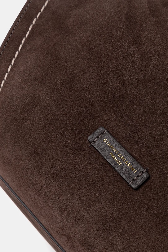 Torba od brušene kože Gianni Chiarini BLOOM smeđa BS.12037.CM