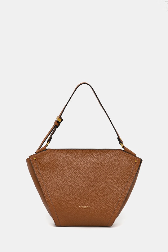 Gianni Chiarini torebka skórzana BLOOM skóra licowa brązowy BS.11796.RNGDBL