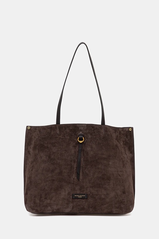 Gianni Chiarini torebka zamszowa EGLE skóra zamszowa brązowy BS.11485.CM