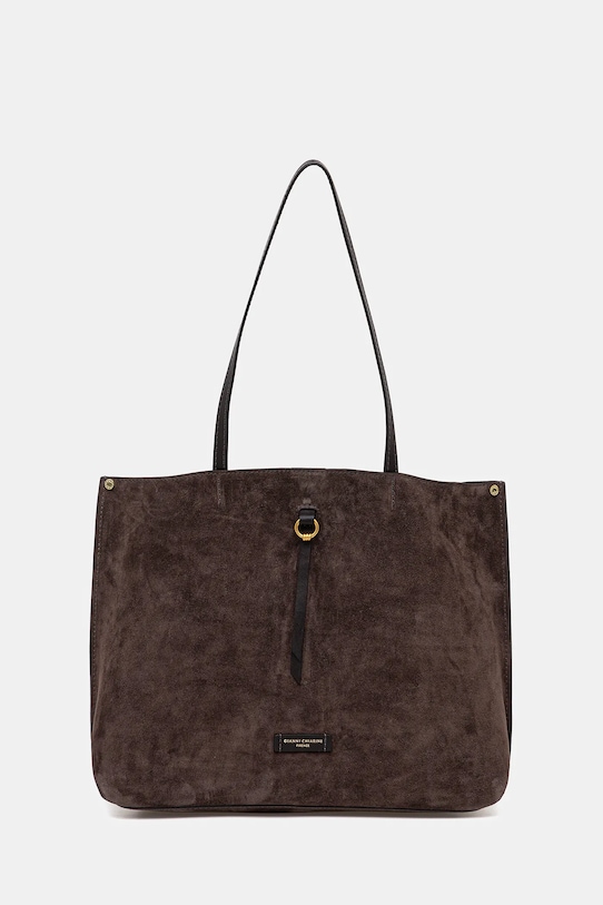 Gianni Chiarini torebka zamszowa EGLE skóra zamszowa brązowy BS.11485.CM
