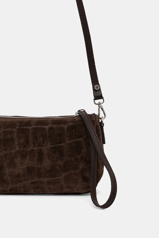 Accessori Gianni Chiarini borsa in pelle scamosciata NORA POUCH BS.10224.CM marrone