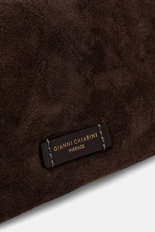 Gianni Chiarini torebka zamszowa NORA POUCH brązowy BS.10224.CM