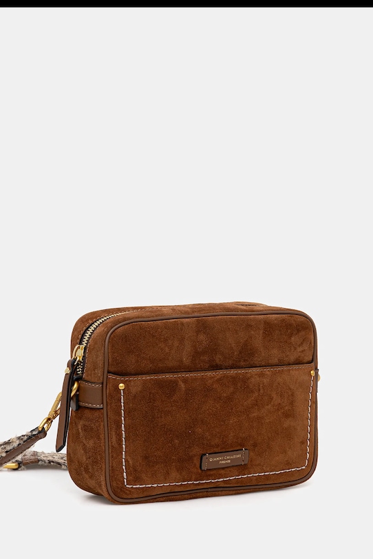 Gianni Chiarini torebka zamszowa NINA BS.12060.CM brązowy AW25