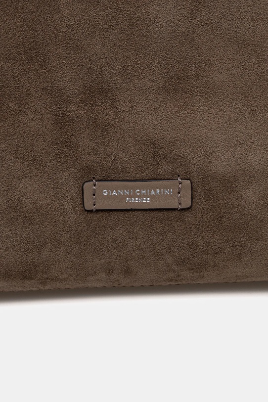 Gianni Chiarini geantă de mână din piele întoarsă JANIS maro BS.11246.CM