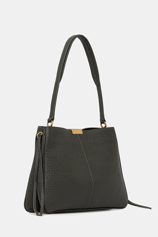 Δερμάτινη τσάντα Tommy Hilfiger AW0AW17661 πράσινο AW25