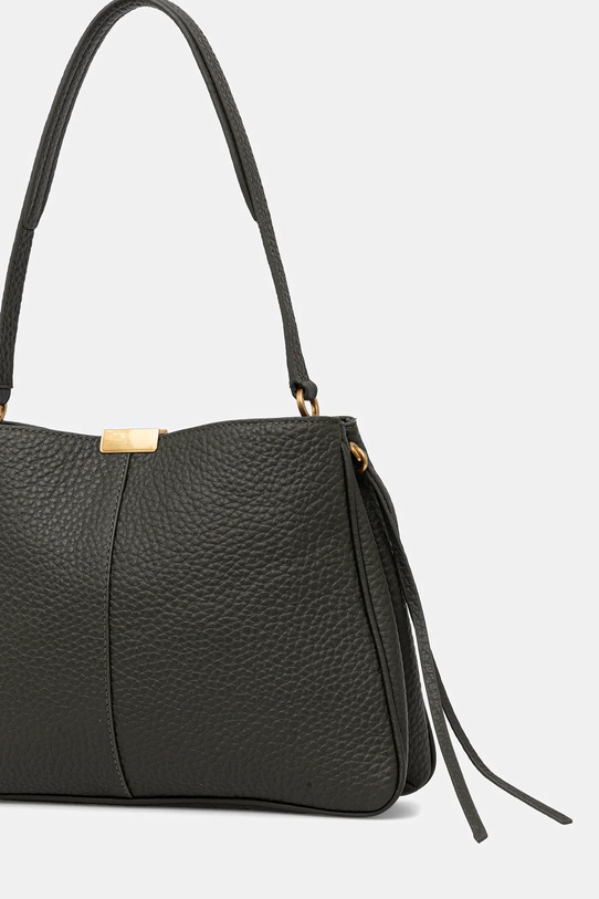 Accesorii Tommy Hilfiger poșetă de piele AW0AW17661 verde