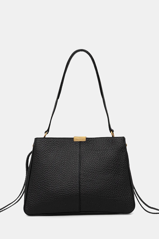 Tommy Hilfiger torebka skórzana skóra licowa czarny AW0AW17661