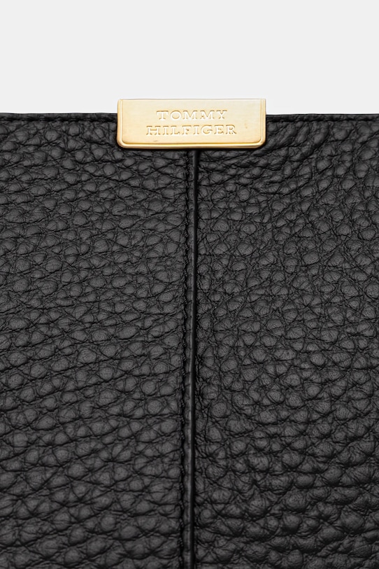 Akcesoria Tommy Hilfiger torebka skórzana AW0AW17661 czarny