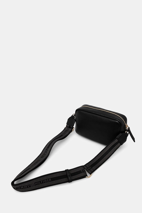 Τσάντα Tommy Hilfiger μαύρο AW0AW17689