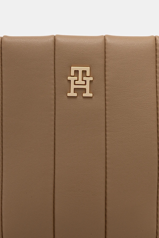 Τσάντα Tommy Hilfiger μπεζ AW0AW17690