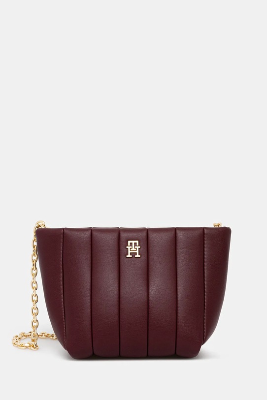 Tommy Hilfiger torebka nie mieści A4 bordowy AW0AW17690