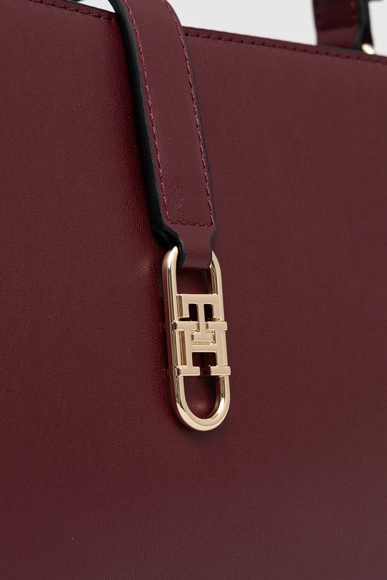 Kabelka Tommy Hilfiger burgundské AW0AW17718