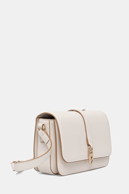 Tommy Hilfiger listonoszka damska z imitacji skóry AW0AW17723 beżowy SS26