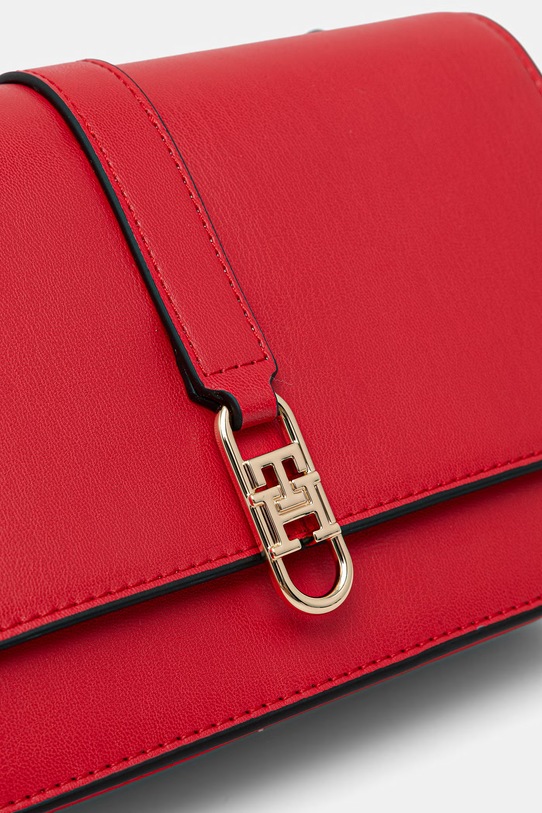 Tommy Hilfiger listonoszka damska z imitacji skóry czerwony AW0AW17723