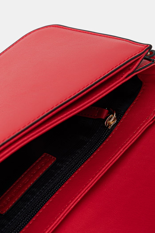 Tommy Hilfiger listonoszka damska z imitacji skóry AW0AW17723 czerwony