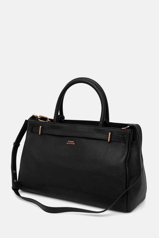 Akcesoria Tommy Hilfiger torebka skórzana AW0AW17925 czarny