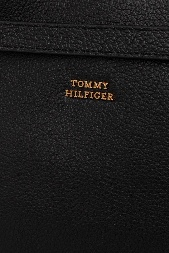Tommy Hilfiger torebka skórzana AW0AW17925 czarny