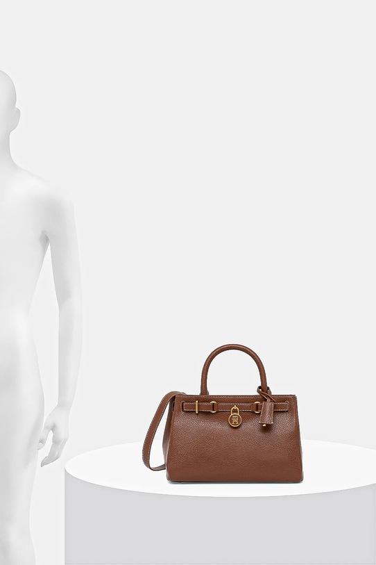 Kožená kabelka Tommy Hilfiger AW0AW17926