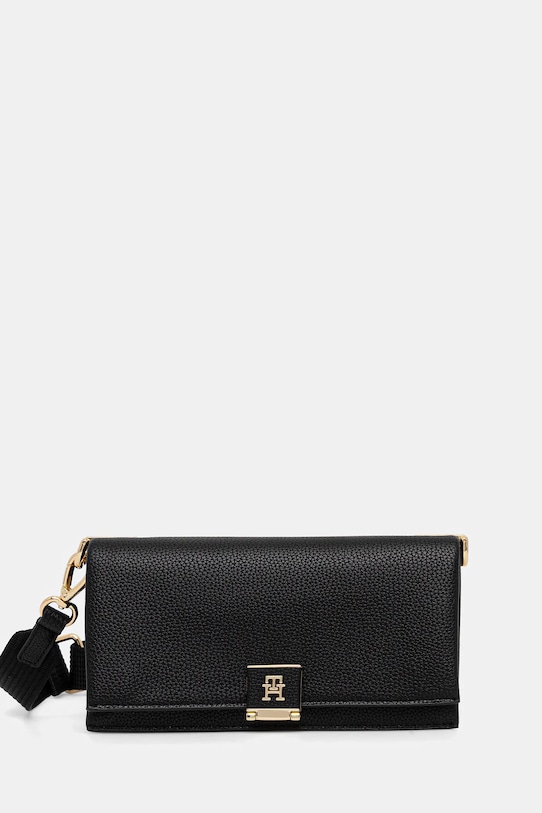 Tommy Hilfiger torebka nie mieści A4 czarny AW0AW17949