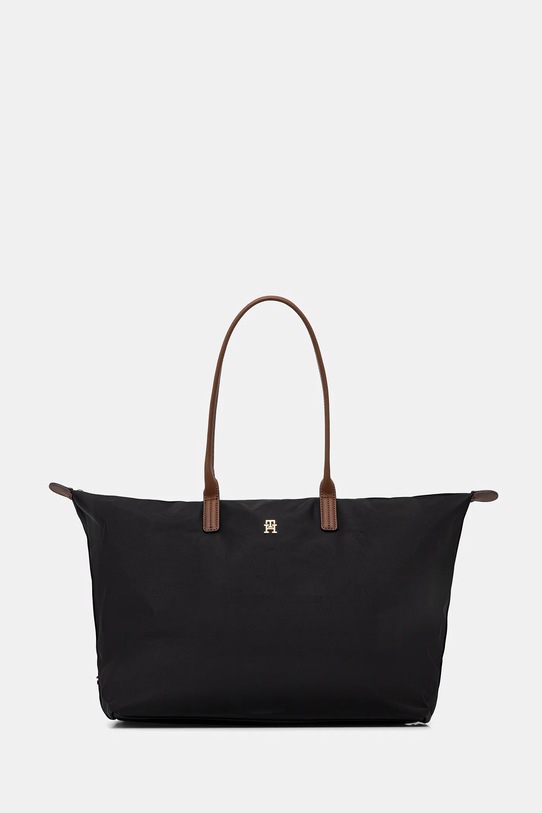 Tommy Hilfiger torebka skóra licowa czarny AW0AW17996