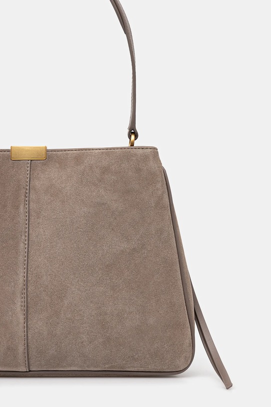 Akcesoria Tommy Hilfiger torebka zamszowa AW0AW18201 brązowy