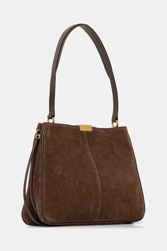 Tommy Hilfiger torebka zamszowa AW0AW18201 brązowy AW25
