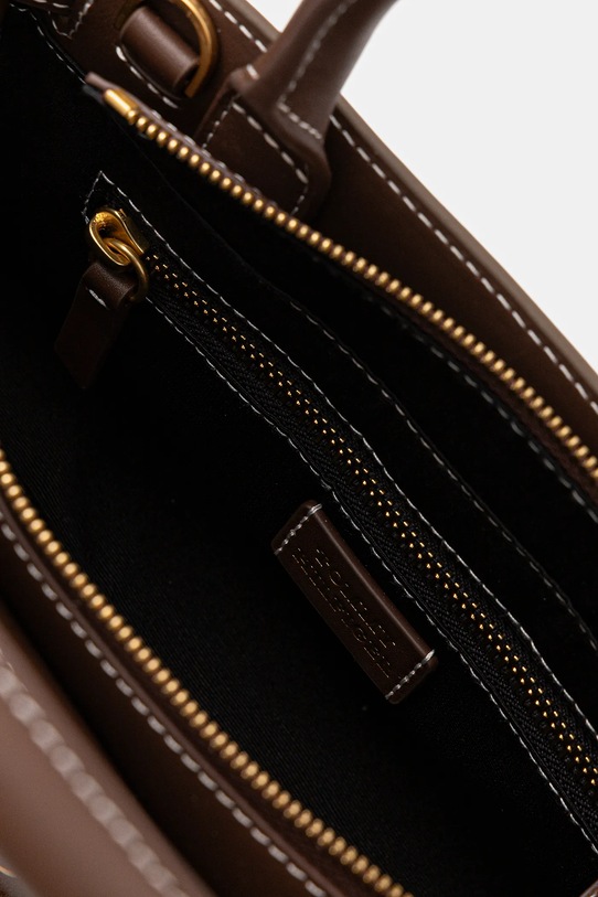 Τσάντα σουέτ Tommy Hilfiger AW0AW18202 καφέ