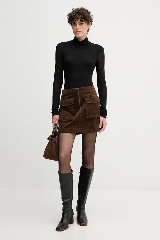 Semišová kabelka Tommy Hilfiger AW0AW18202