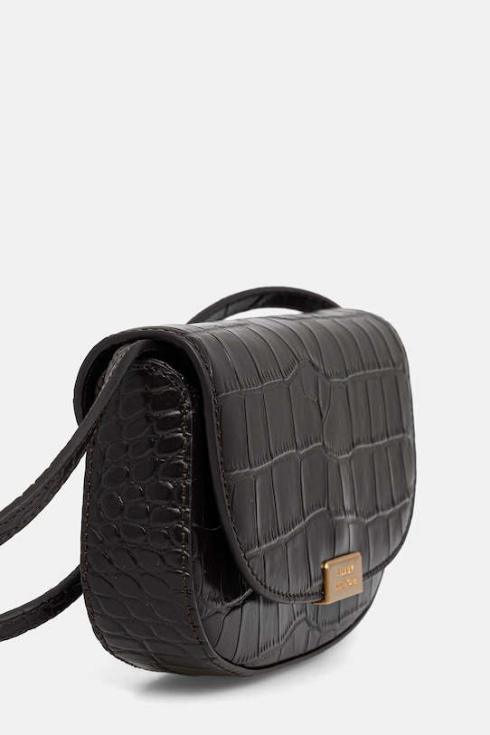 Kožená kabelka Tommy Hilfiger AW0AW18203 hnědá AW25