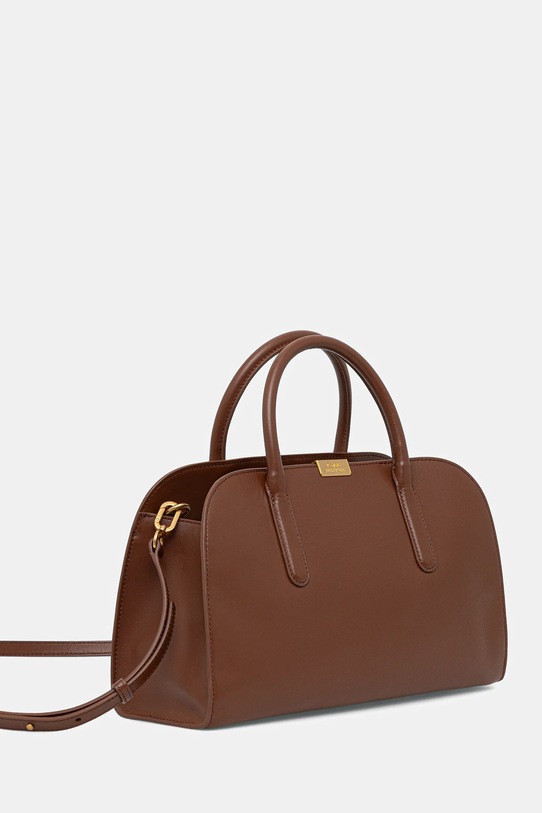 Tommy Hilfiger torebka skórzana AW0AW18205 brązowy AW25
