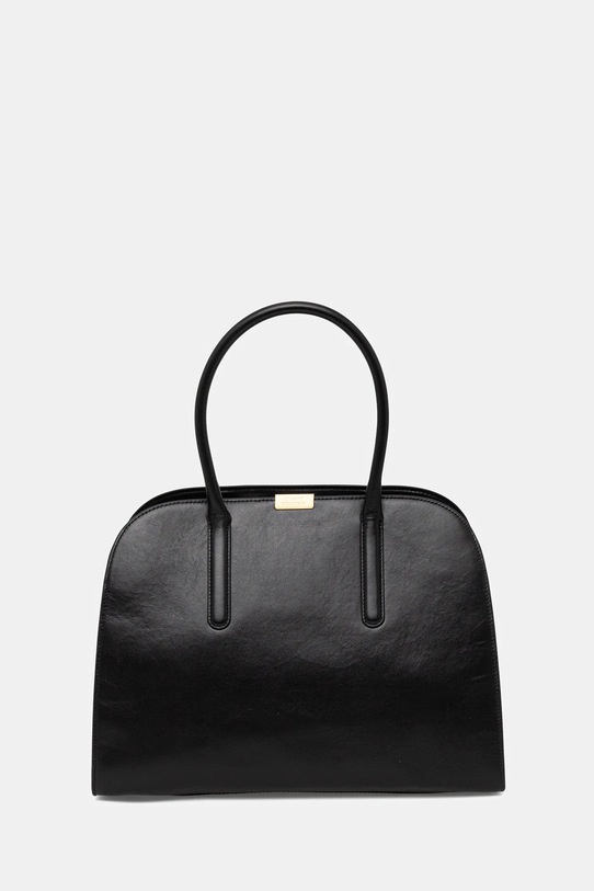 Tommy Hilfiger torebka skórzana skóra licowa czarny AW0AW18206