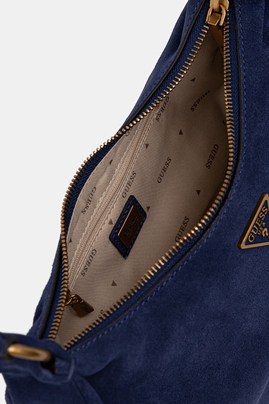 Guess torebka zamszowa AMITA HWSB95.39720 granatowy