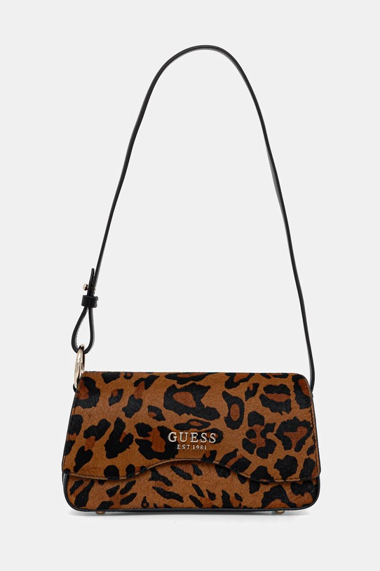 Guess torebka skórzana DOMITILLA skóra licowa brązowy HWLO75.29780