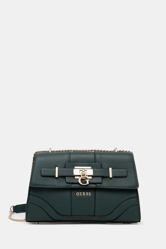 Guess torebka GREYSON nie mieści A4 zielony HWBG92.06210
