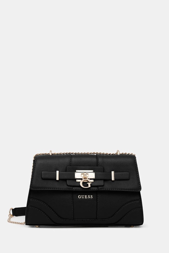 Guess torebka GREYSON nie mieści A4 czarny HWBG92.06210