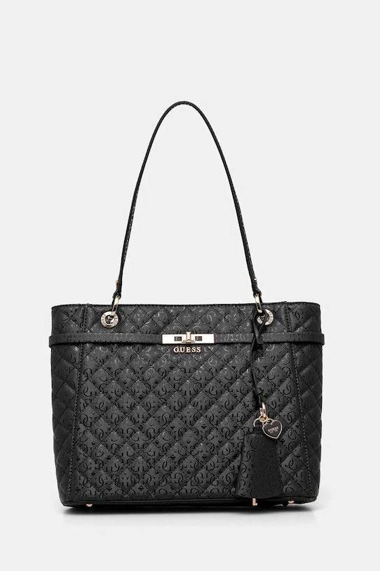 Τσάντα Guess IDRA εμπριμέ μαύρο HWGG81.57250