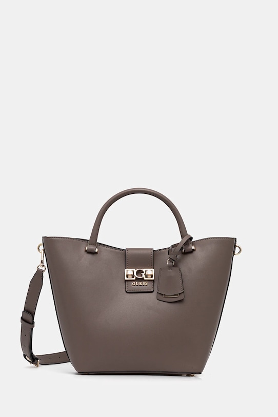 Guess torebka JANE nie mieści A4 brązowy HWVG98.91220