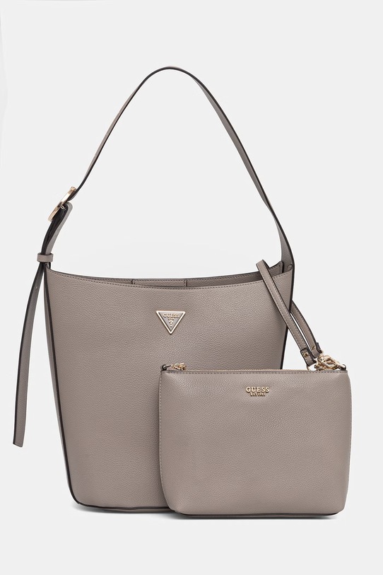 Guess torebka MERIDIAN mieści A4 beżowy HWBG69.74040