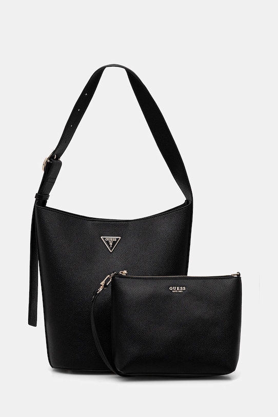 Guess torebka MERIDIAN mieści A4 czarny HWBG69.74040
