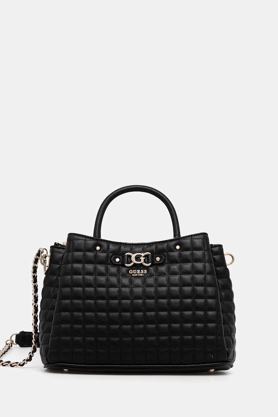 Guess kézitáska NADIRA szintetikus bőr fekete HWQG84.24060