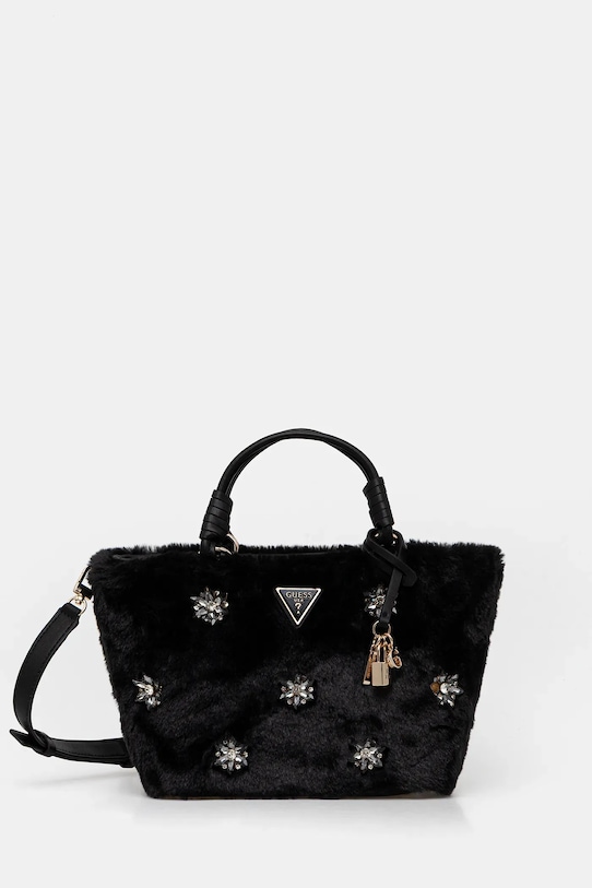 Τσάντα Guess SHAIDA υφασμάτινο μαύρο HWWE81.43220