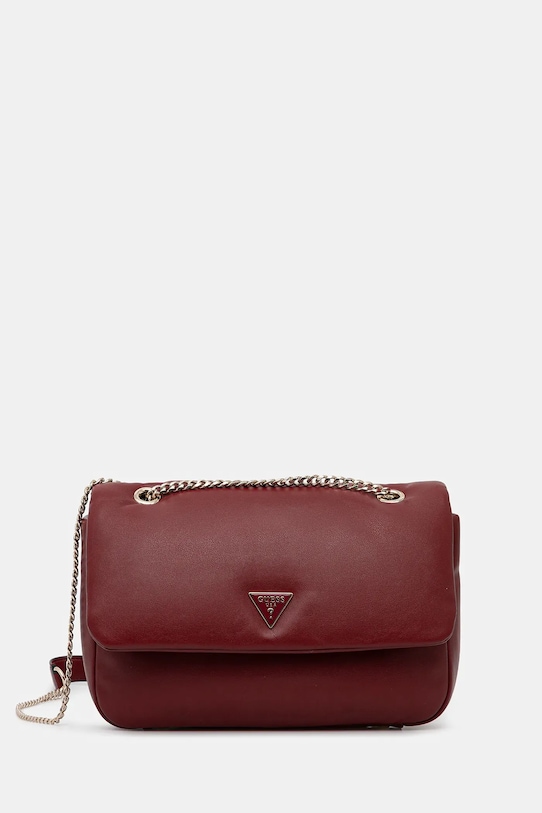 Kabelka Guess SUNETRA imitácia kože červená HWNG75.34210