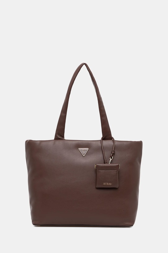 Guess torebka SUNETRA mieści A4 brązowy HWNG75.34230