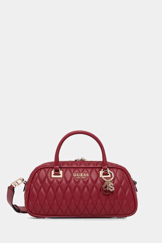 Guess torebka VALLA nie mieści A4 czerwony HWQG81.22050