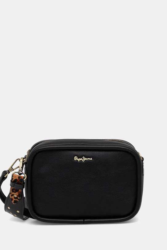 Чанта Pepe Jeans велур черен PL0300019