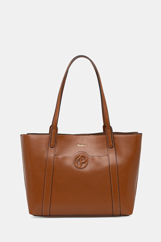 Pepe Jeans poșetă uni maro PL031663
