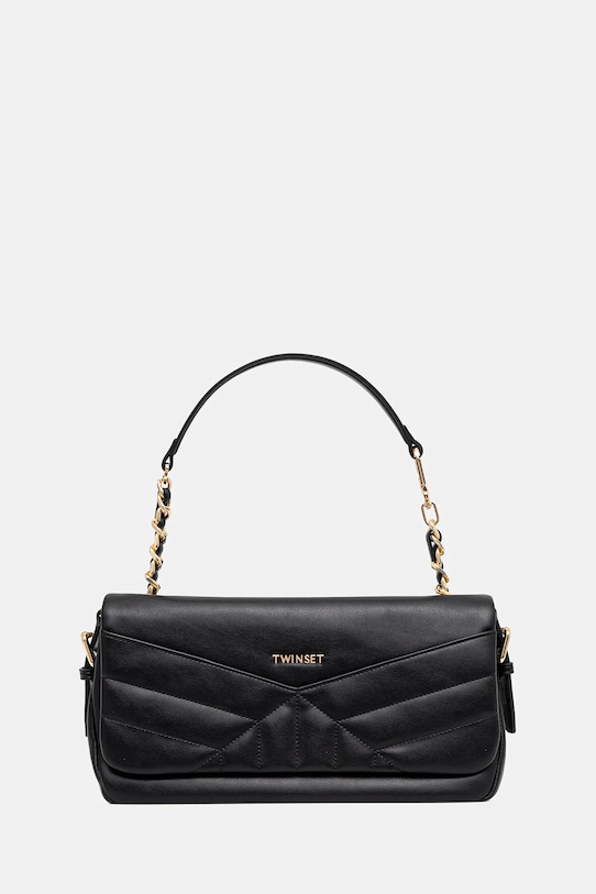 Twinset torebka aplikacja czarny 252TB7323