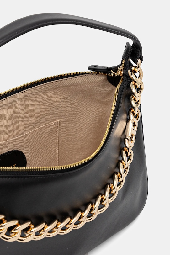 Twinset torebka skórzana czarny 999TB7010